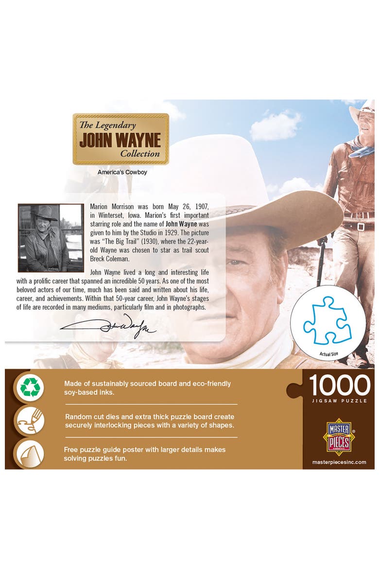 America's Cowboy 1000 Piece Puzzle, Alternate, color, Multicolor