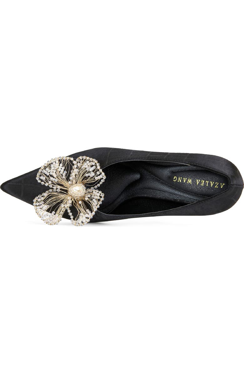 AZALEA WANG Carmenza Pointed Toe Pump, Alternate, color, Black