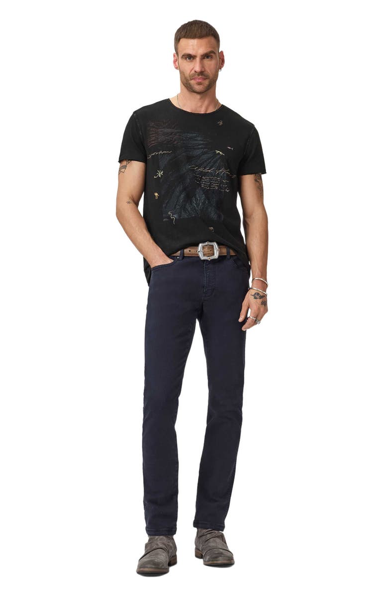 John Varvatos Wild Heart Raw Edge Graphic T-Shirt, Alternate, color, 