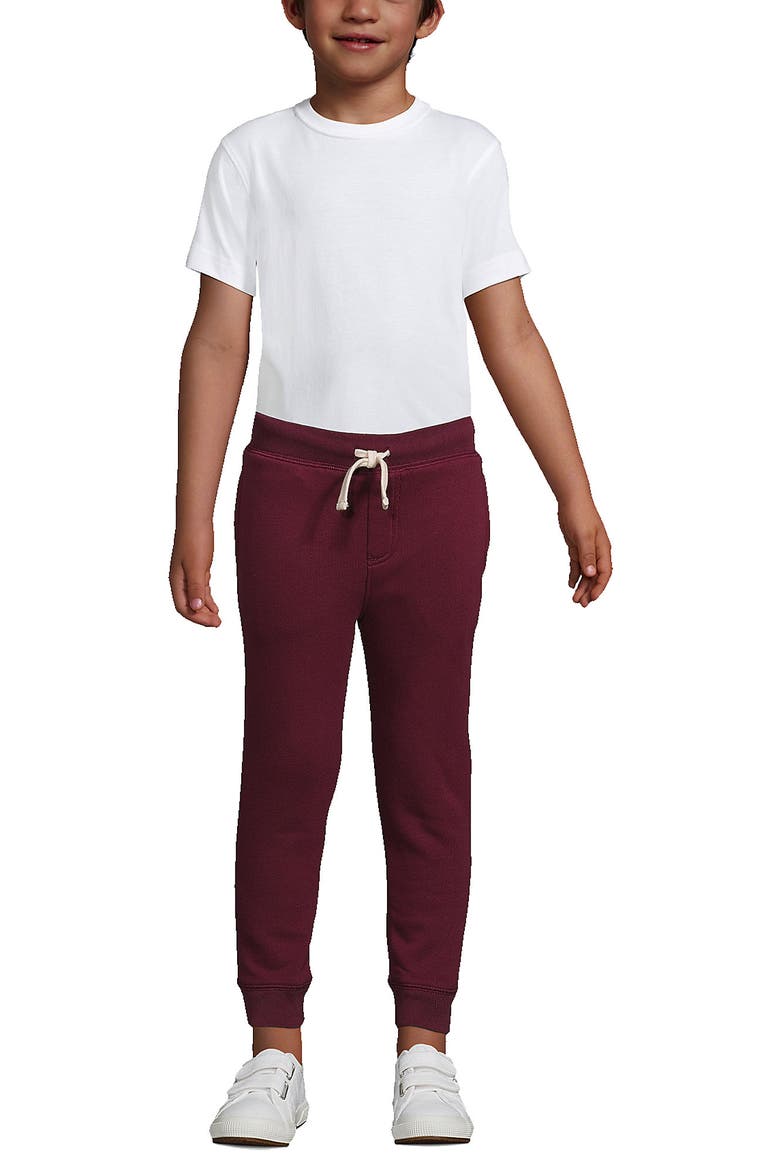 School Uniform Kids Jogger Sweatpants, Alternate, color, Burgundy