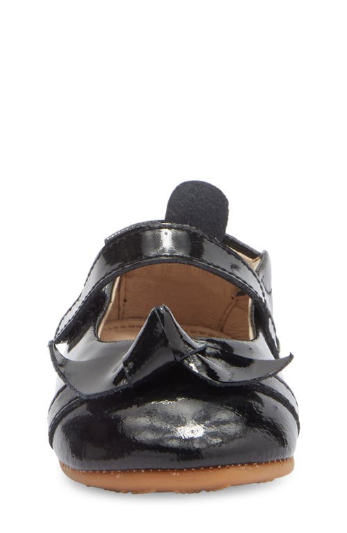 Old Soles Kids' Bow Chique Mary Jane Flat In Black