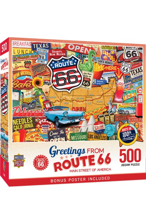 Greetings From Route 66 500pc Puzzle