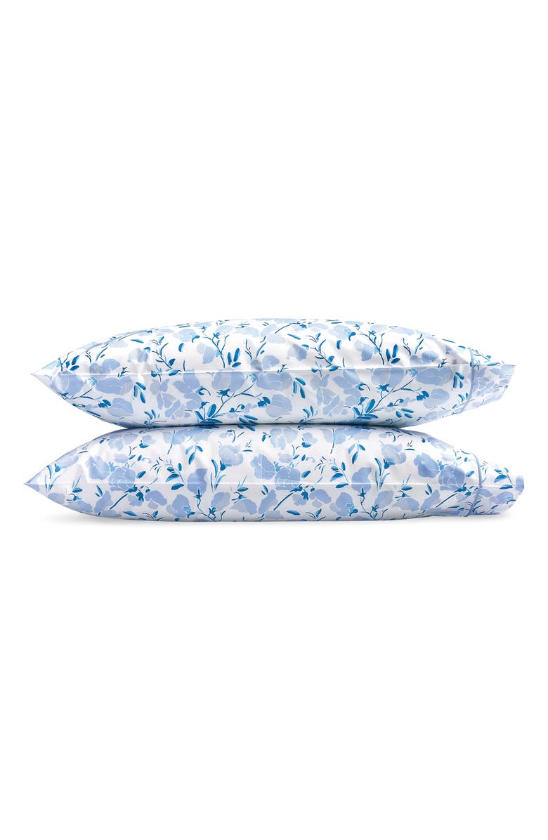 Matouk Alexandra Set of 2 Pillowcases, Main, color, Sky
