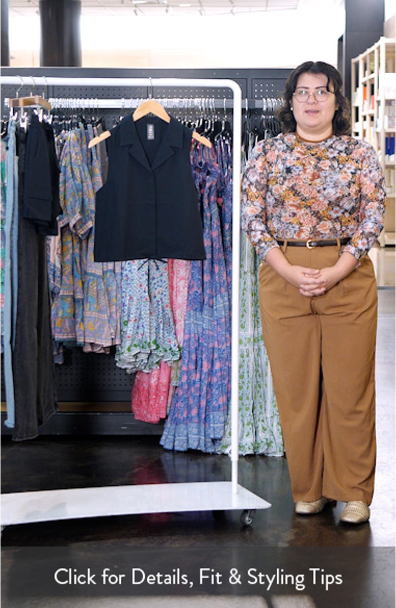 Mirage Sleeveless Performance Button-Up Shirt, sales video thumbnail