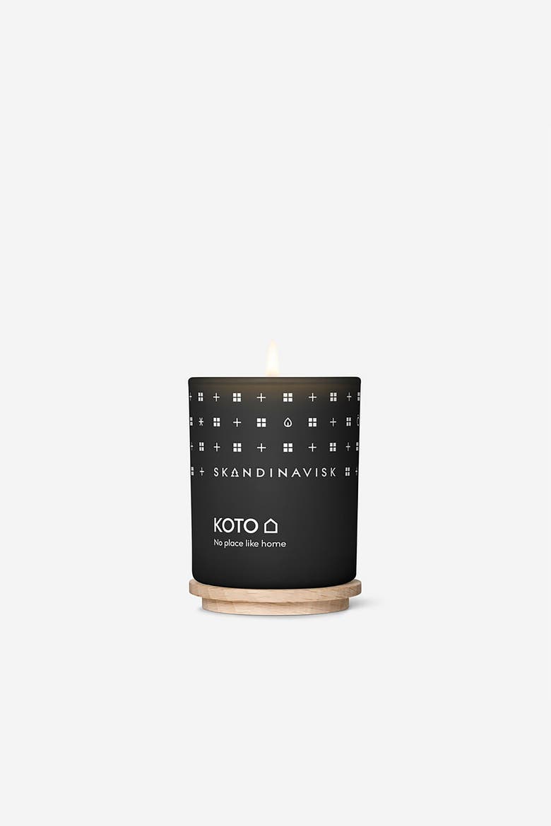 KOTO Scented Candle 65g, Alternate, color, Black