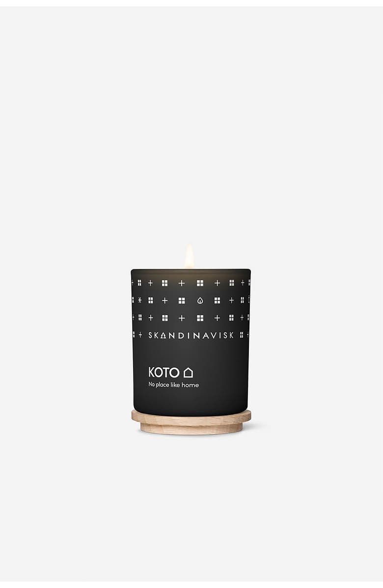 SKANDINAVISK KOTO Scented Candle 65g, Alternate, color, Black