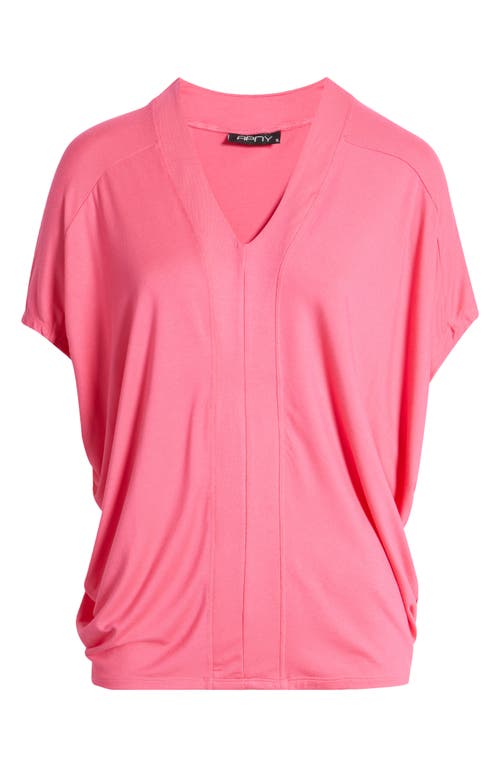 Apny Dolman Sleeve Tunic In Flamingo