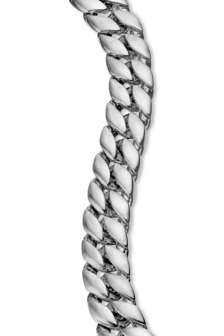 Curb Chain Bracelet, 11.5mm, Alternate, color, SILVER