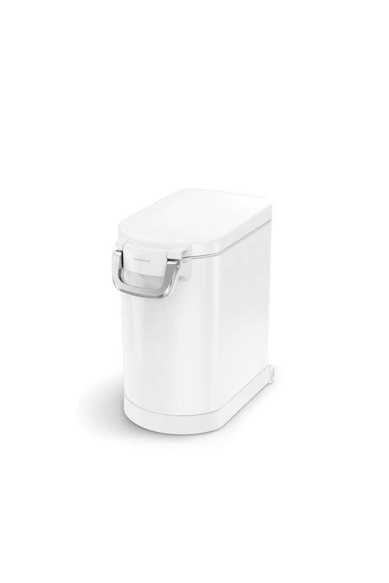 medium pet food can, Main, color, White