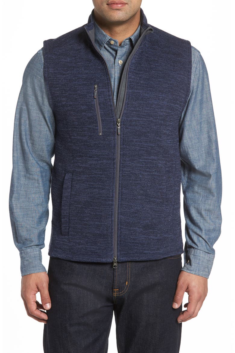Tahoe Water Resistant Fleece Vest, Main, color, ADMIRAL