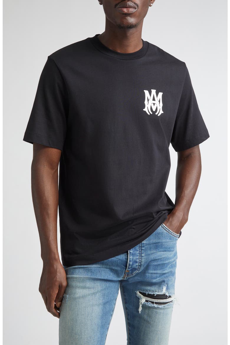 MA Core Logo Garphic T-Shirt, Main, color, BLACK