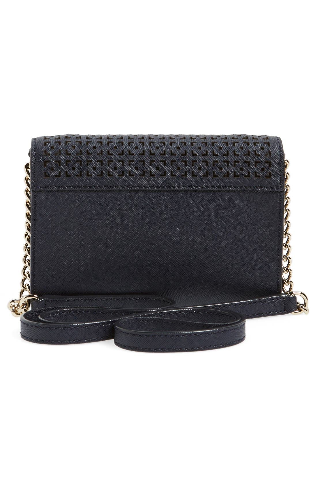 Kate Spade New York 'cedar street - cami' perforated leather crossbody bag, Alternate, color, 