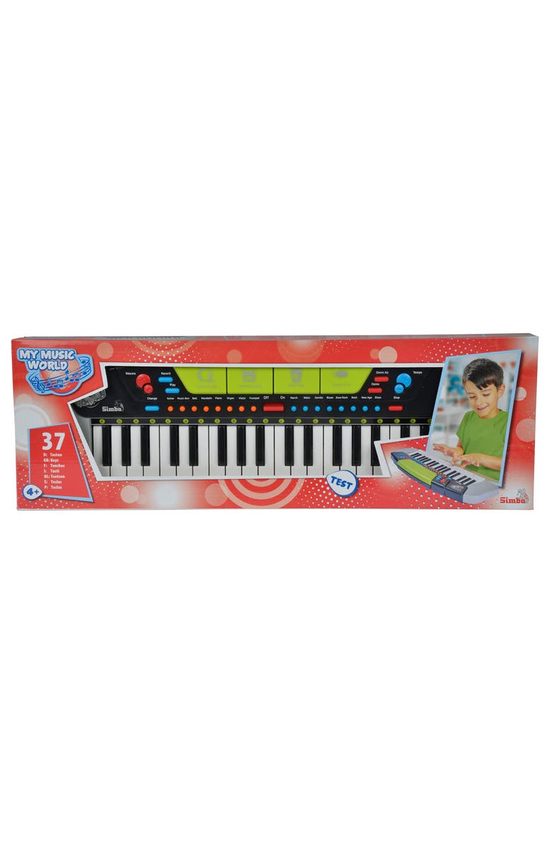 Simba Toys My Music World Keyboard Modern Style, Alternate, color, Multicolored