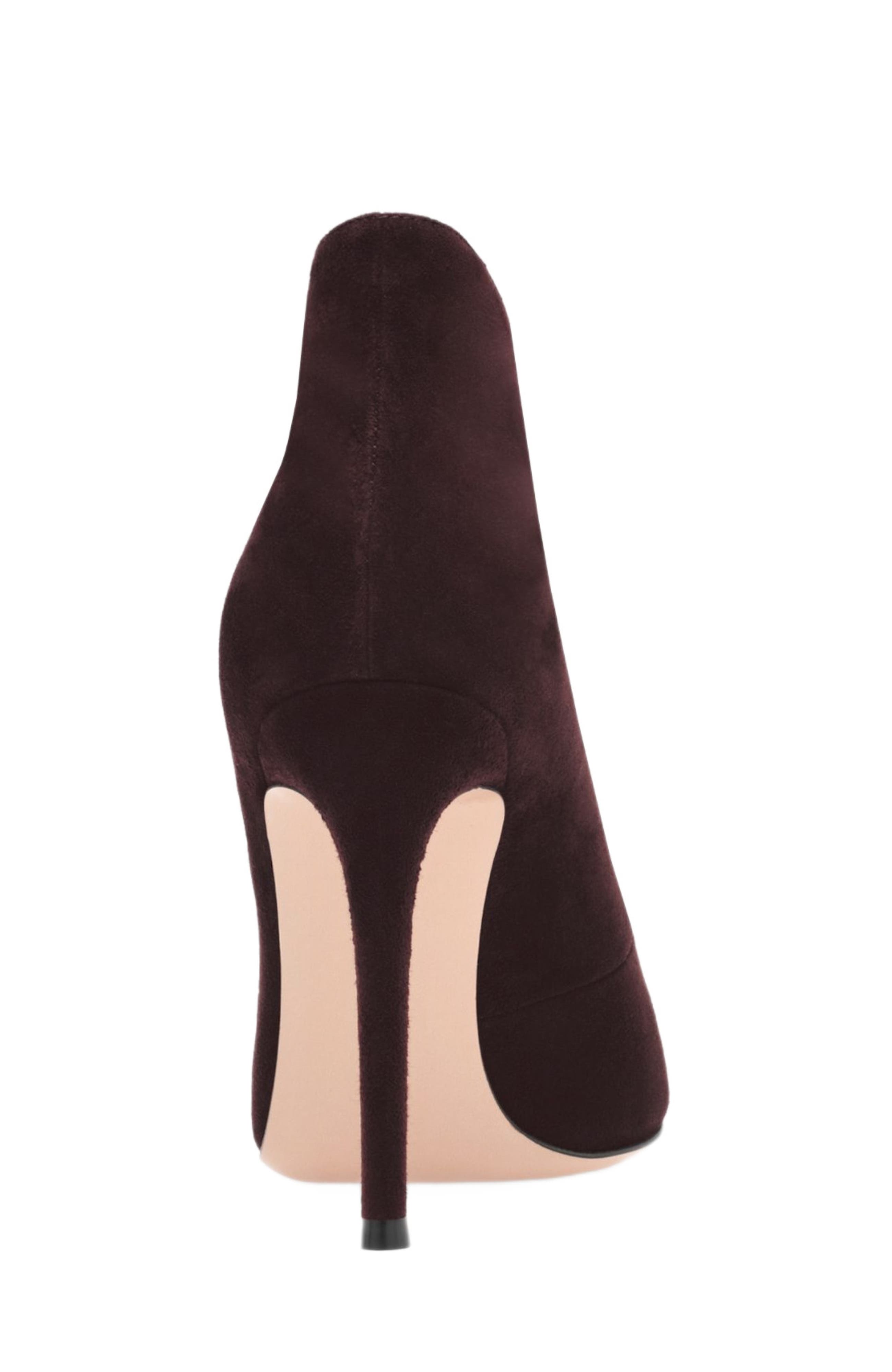Vamp Booties, Alternate, color, RED