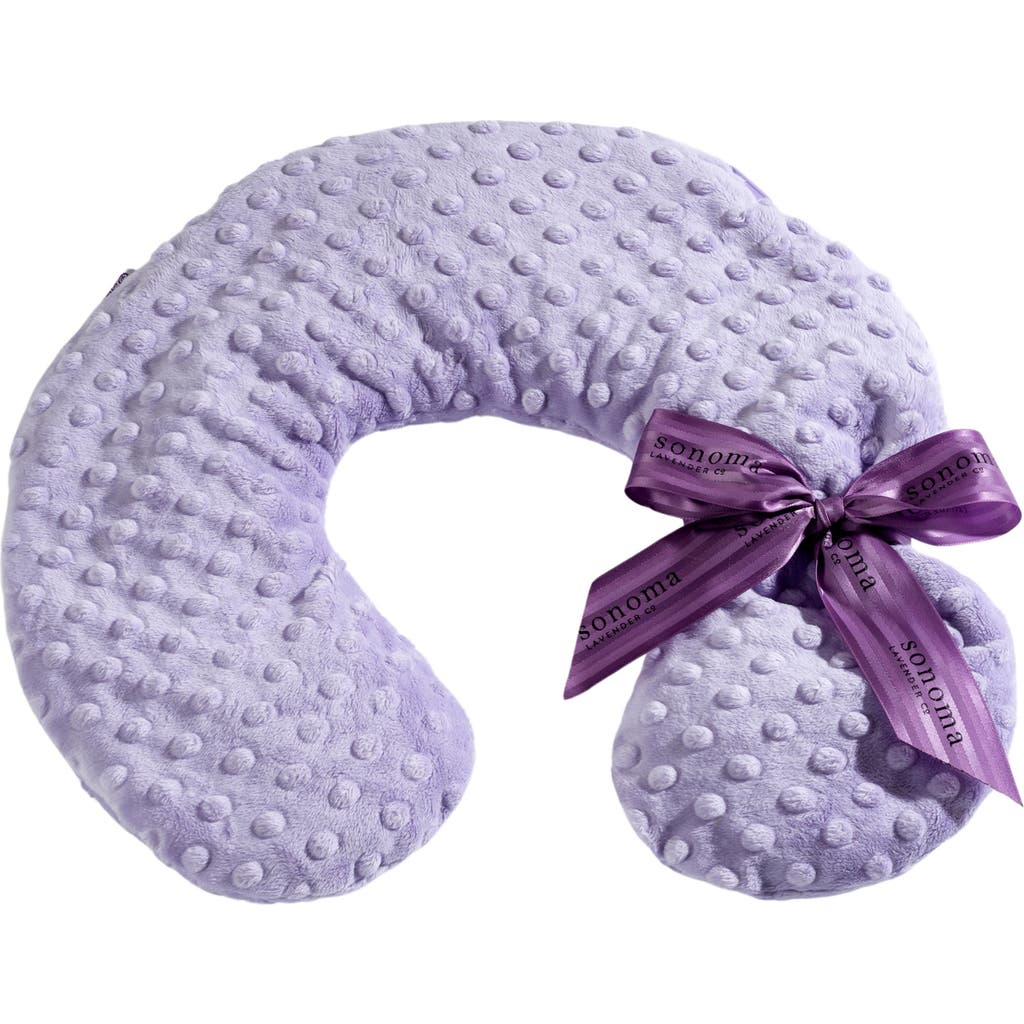 Sonoma Lavender Lavender Neck Pillow In Lilac Dot