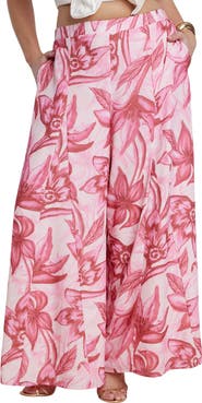 ELOQUII Patbo X Eloquii Wide-Leg Godet Pants