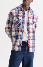 Wax London Whiting Jazz Weave Overshirt