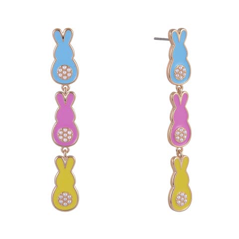 Linear Easter Bunny Earrings
