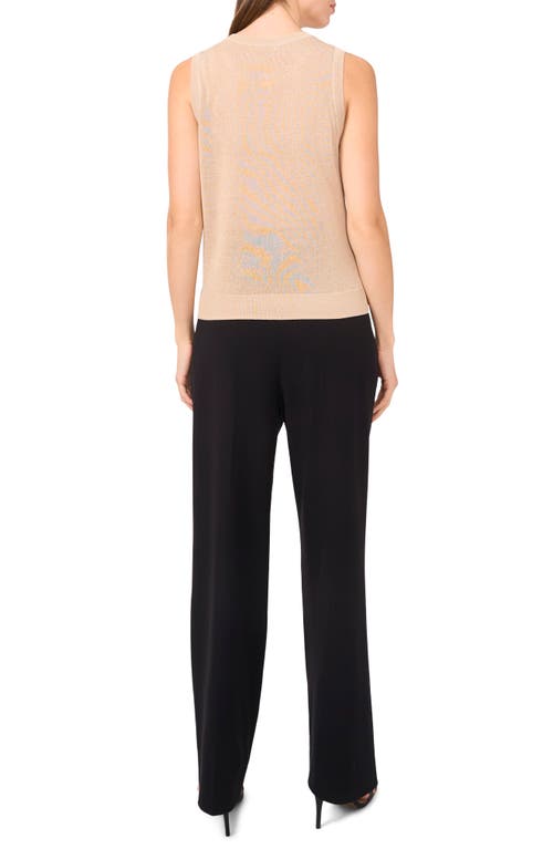 Halogenr Halogen(r) Crewneck Sweater Tank In Oxford Brown