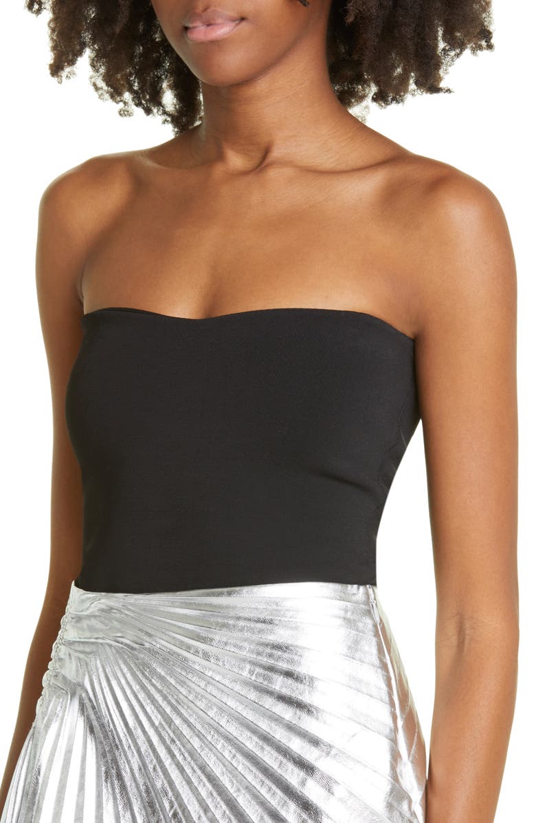 A.L.C. Dean Strapless Crop Top, Alternate, color,