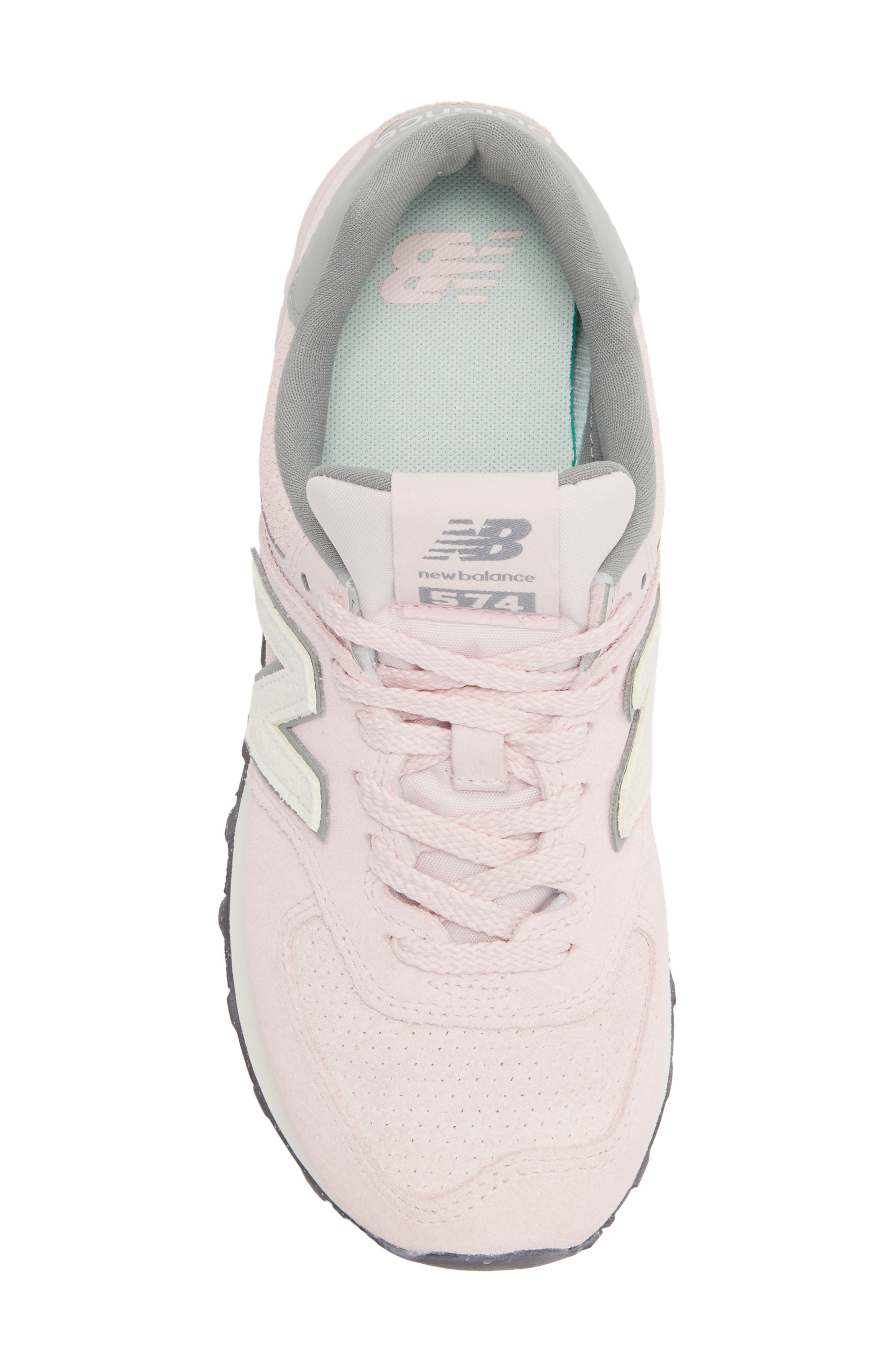 New Balance 574 Running Sneaker, Alternate, color, Rose Sugar/ Sea Salt