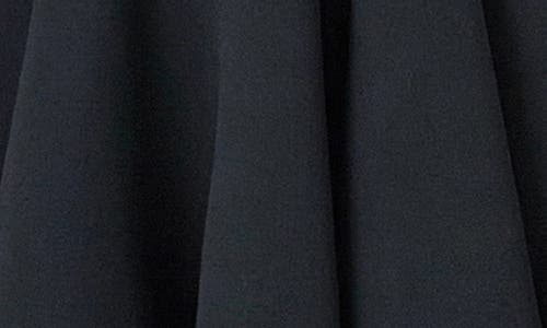 Endless Rose Embellished Trim Flounced Strapless Fit & Flare Dress In Black