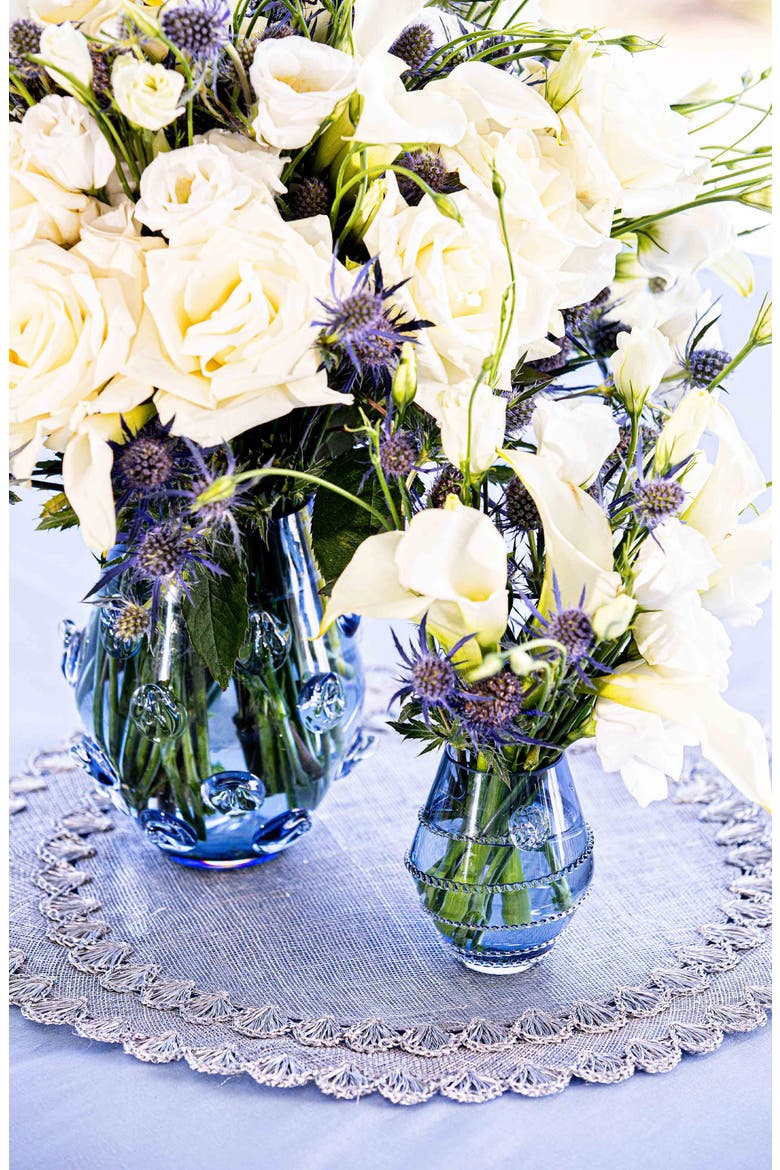 Isadora Set of 4 Placemats, Alternate, color, SILVER