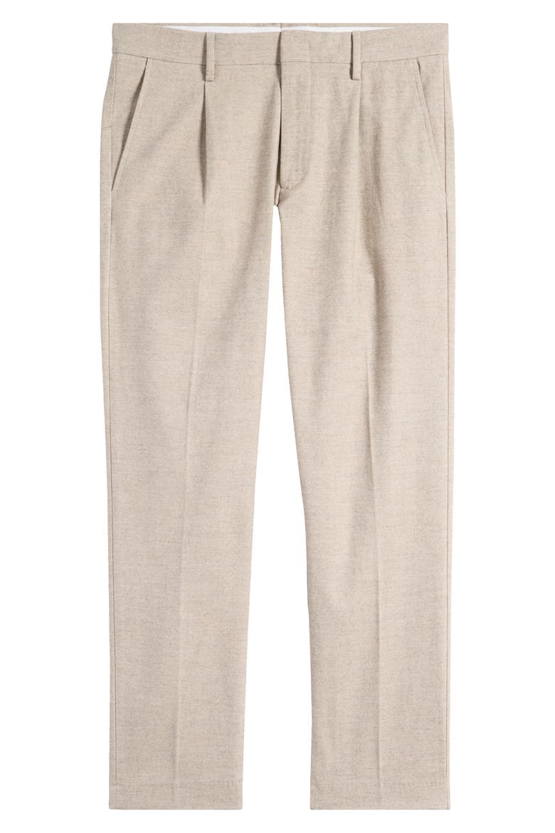 Bill 1067 Pleated Dress Pants, Alternate, color, CEMENT