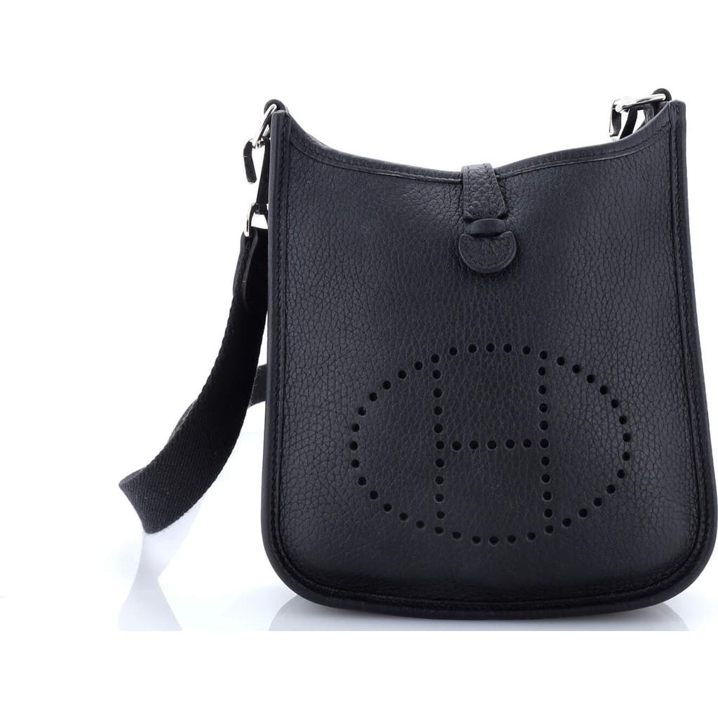 Pre-owned Hermes Hermes Evelyne Bag Gen Iii Clemence Tpm In Black
