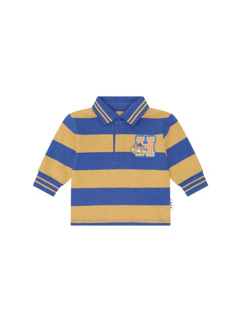 Collegiate Hux Stripe Rugby (Toddler, Little Kid, Big Kid)