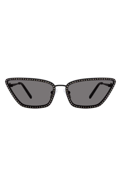 58mm Cat Eye Sunglasses