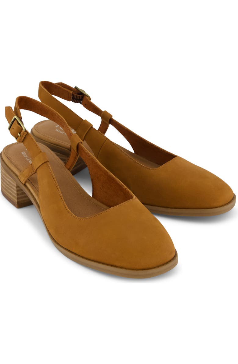 TOMS Jaclyn Slingback Pump, Alternate, color, Brown