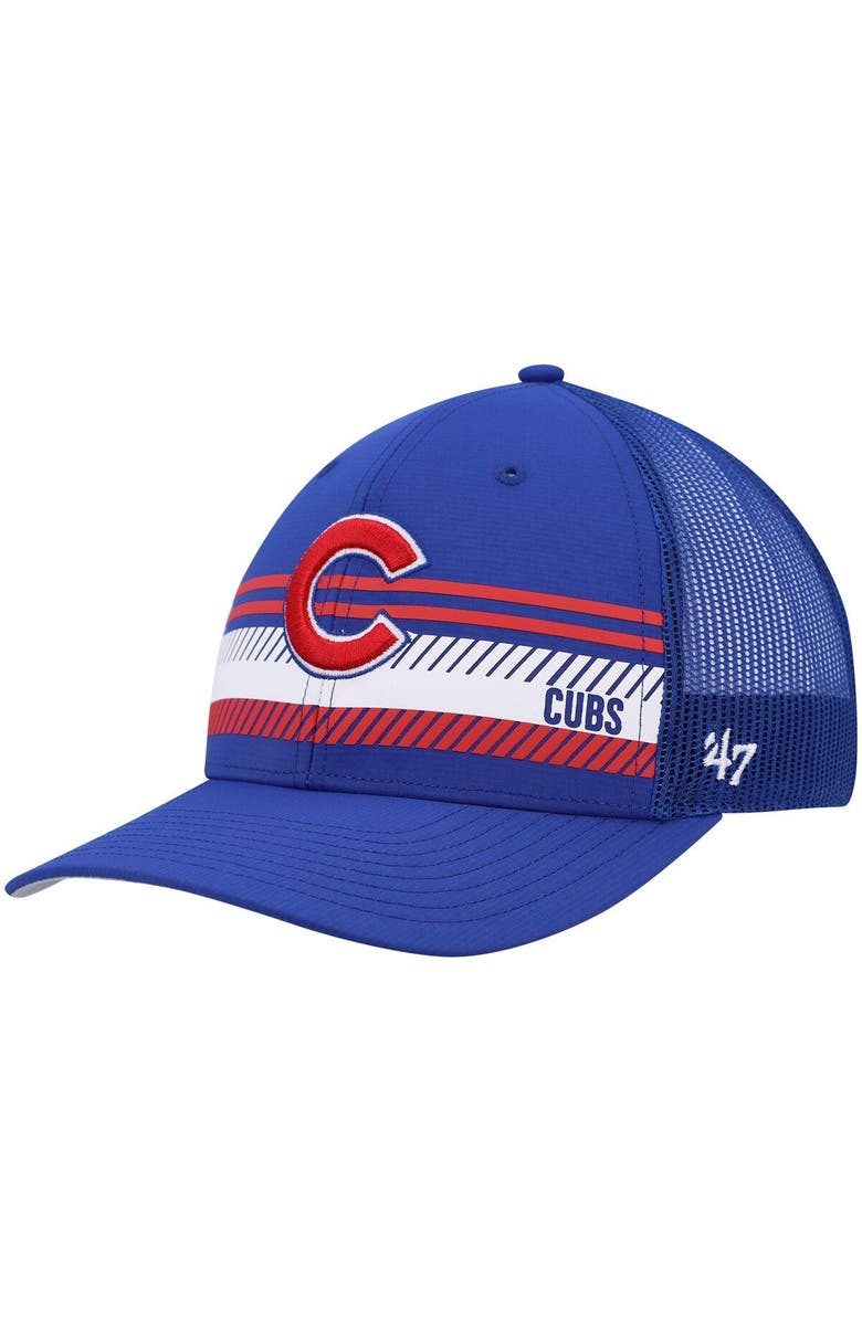 '47 Men's '47 Royal Chicago Cubs Cumberland Trucker Snapback Hat, Main, color, Royal
