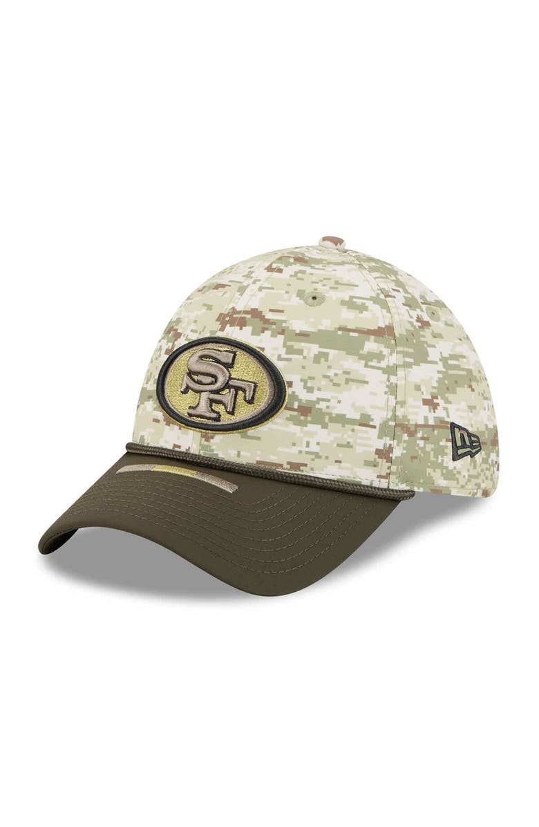 New Era Men's New Era Camo San Francisco 49ers 2025 Salute to Service 39THIRTY Flex Hat, Alternate, color, Camo
