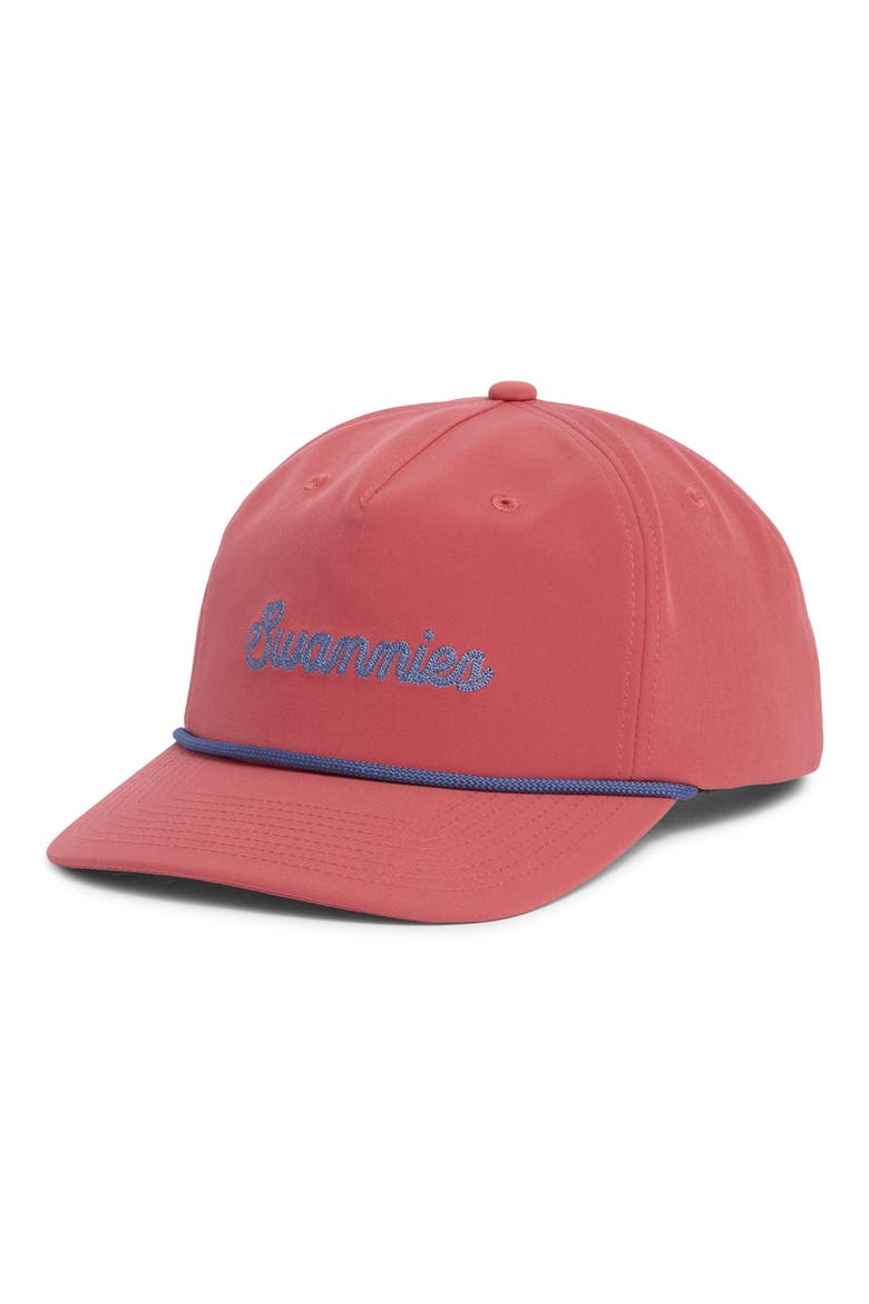 Walter Snapback Baseball Cap, Main, color, RED