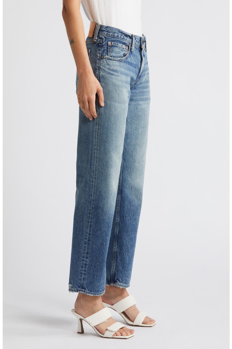 Trigg Low Rise Straight Leg Jeans, Alternate, color, BLUE
