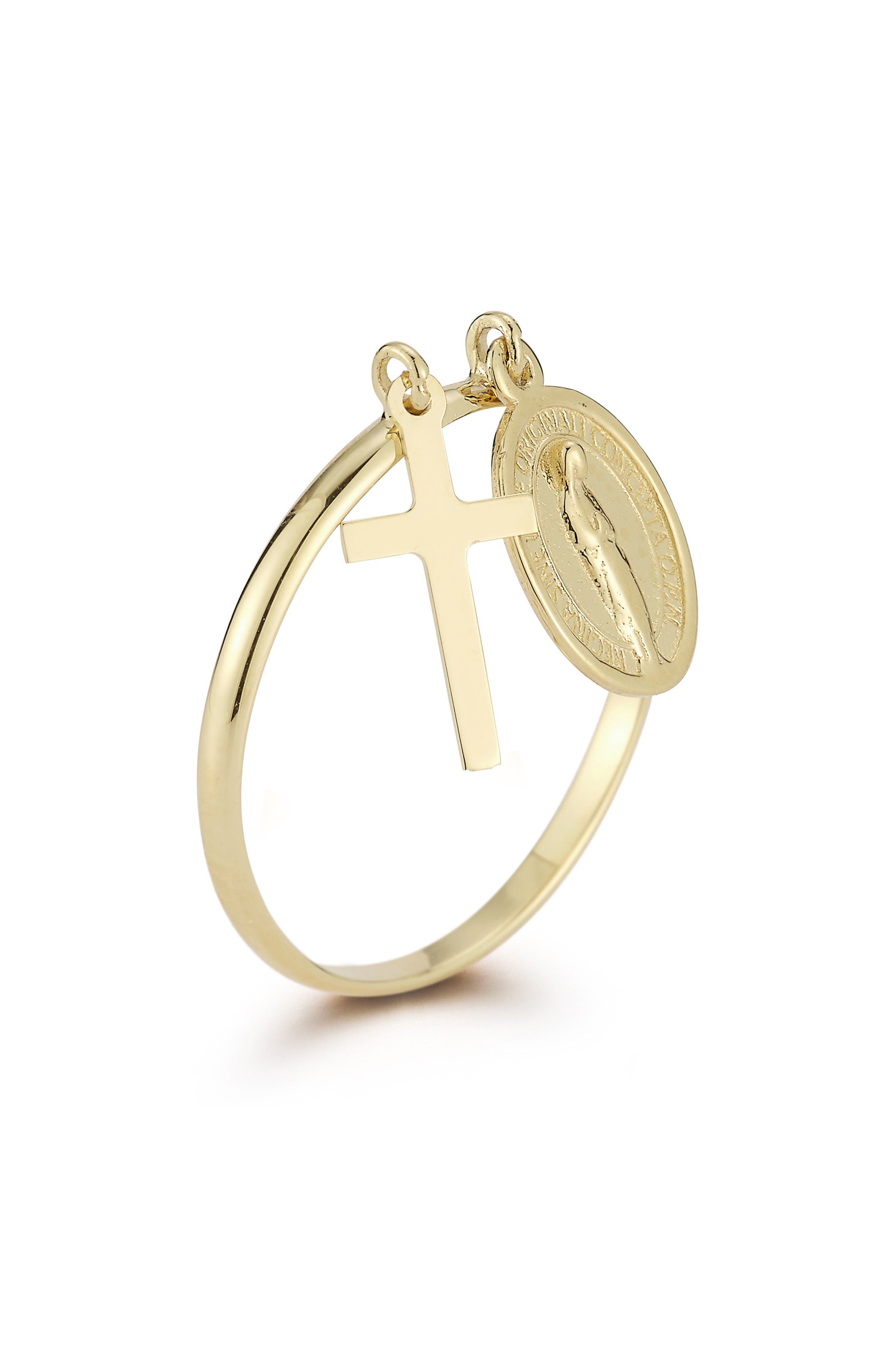 Ember Fine Jewelry 14K Gold Religious Ring