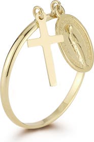 Ember Fine Jewelry 14K Gold Religious Ring