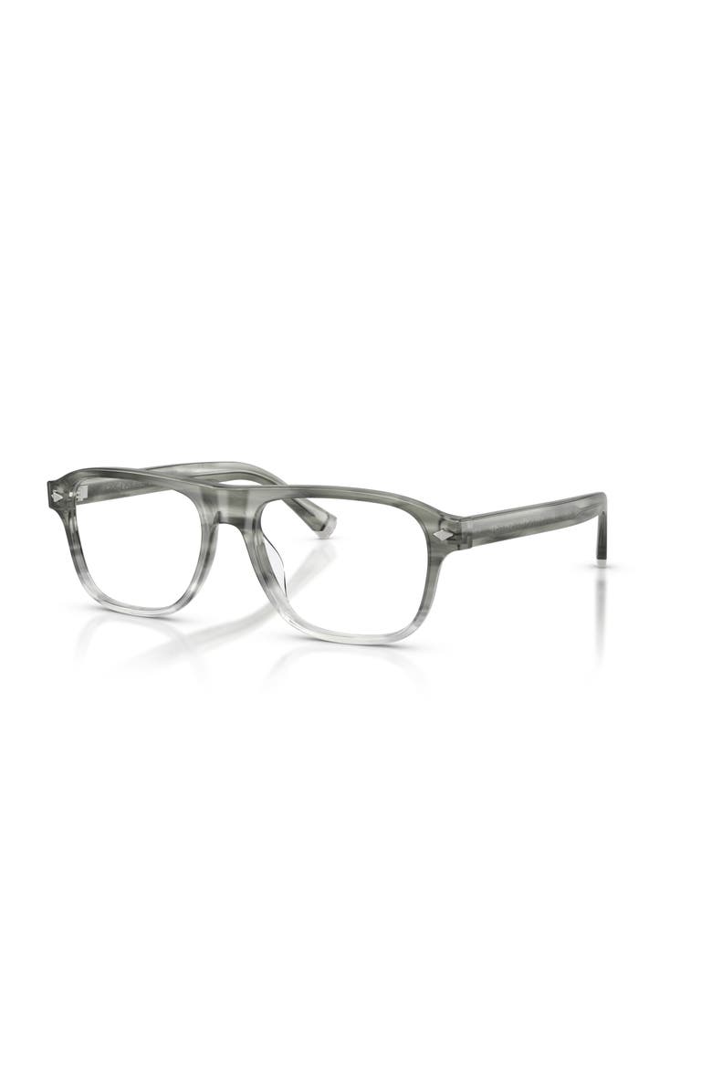 55mm Rectangle optical glasses, Main, color, Grey