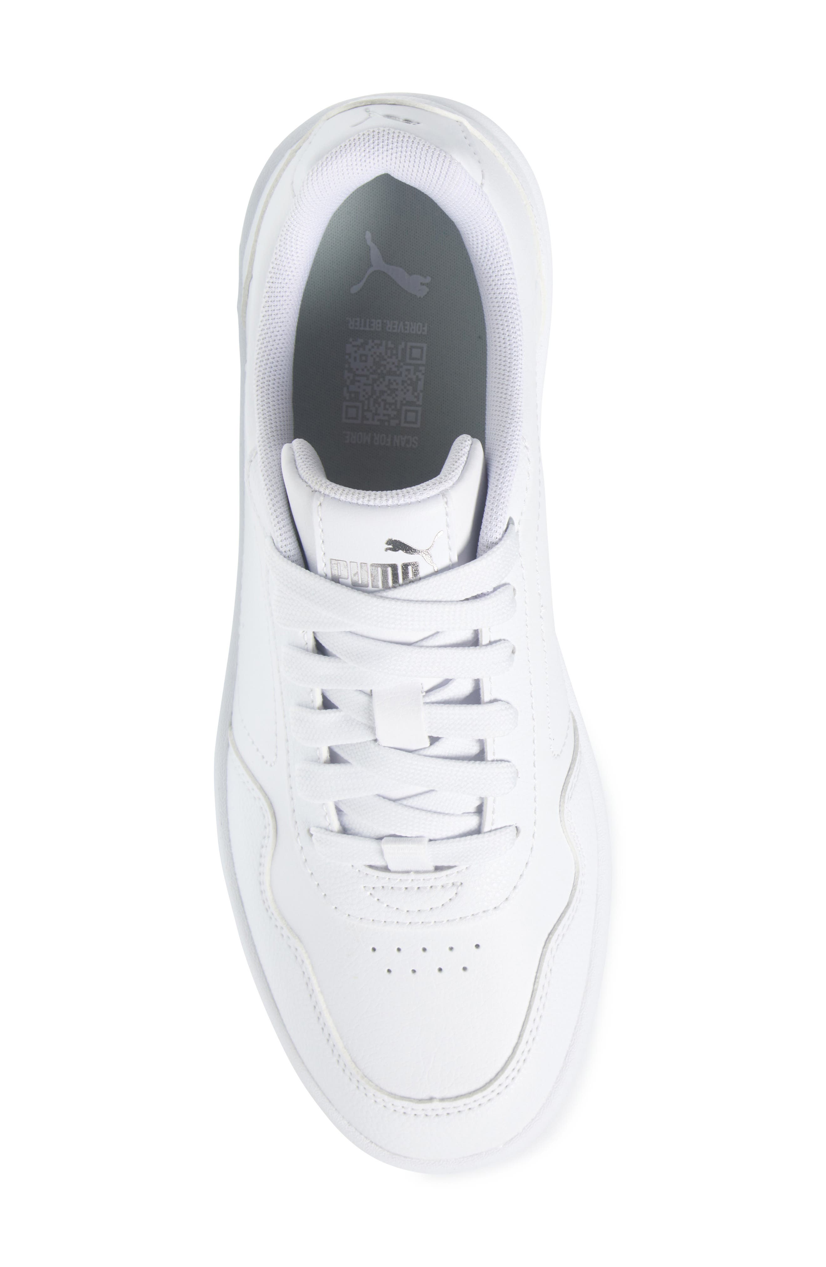 PUMA Court Classy Sneaker, Alternate, color, Puma White-Puma Silver