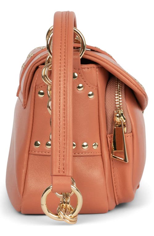 Jeffrey Campbell Night Out Leather Shoulder Bag In Coral