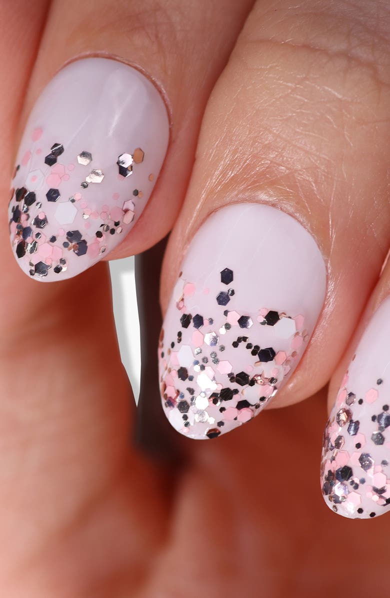 Londontown Confetti Nail Polish Topper, Alternate, color, Snowglobe