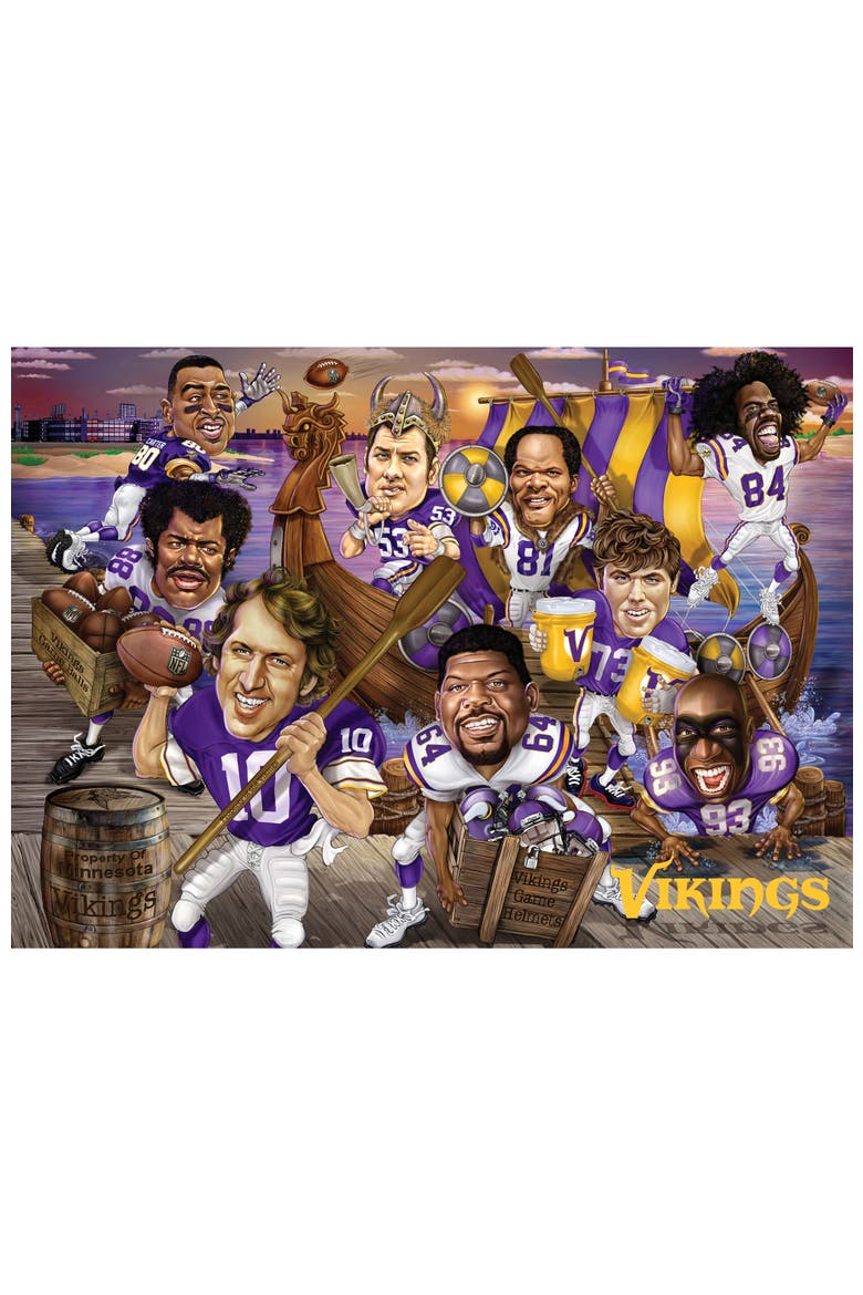 Minnesota Vikings 500 Piece Puzzle, Alternate, color, Multicolor