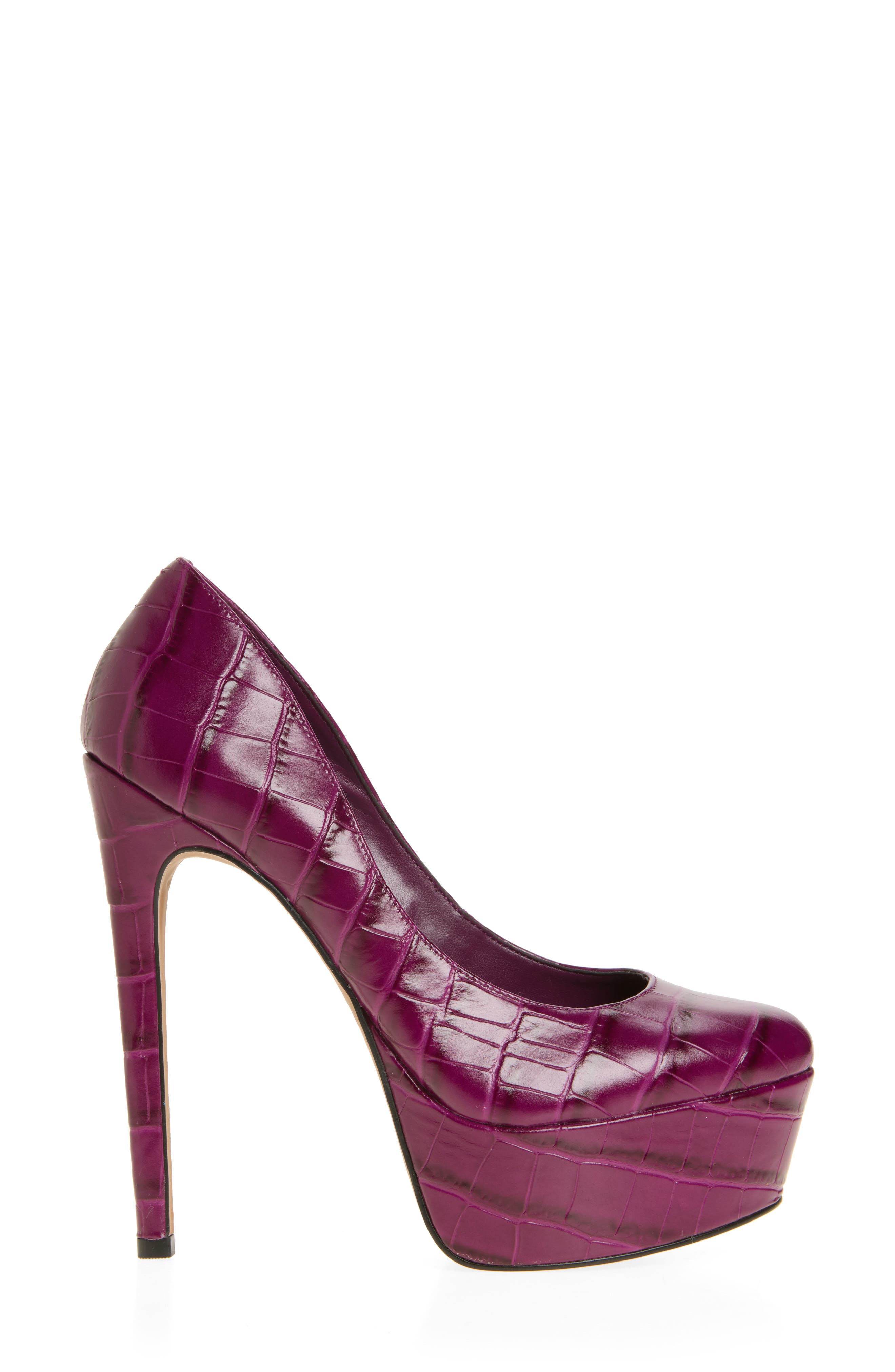 Silene Platform Pump, Alternate, color, PURPLE CROCO