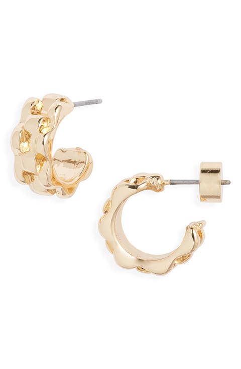 Watch Band Hoop Earrings