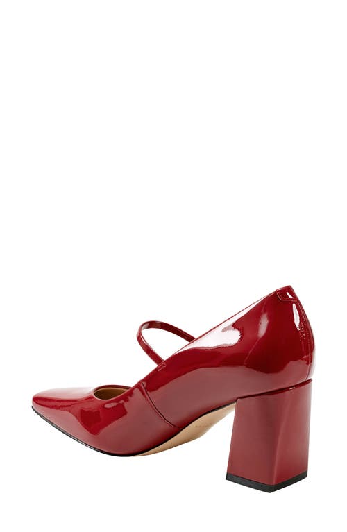 Marc Fisher Ltd Vanderly Mary Jane Pump In Medium Red