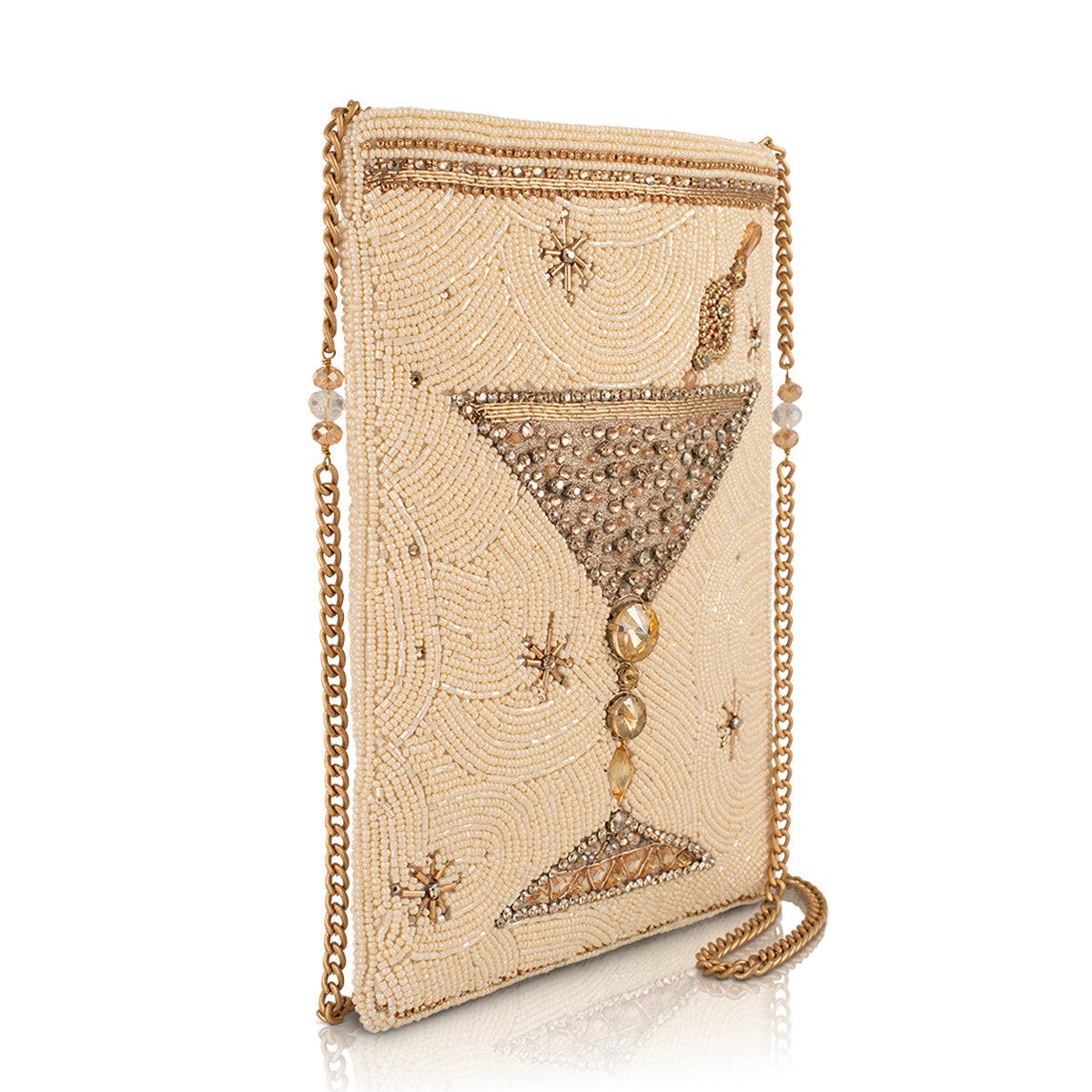 Crystal Martini Mini Handbag, Alternate, color, Ivory