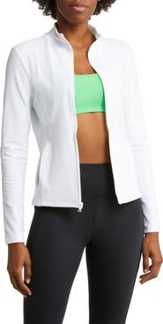 Beyond Yoga On the Go Mock Neck Jacket