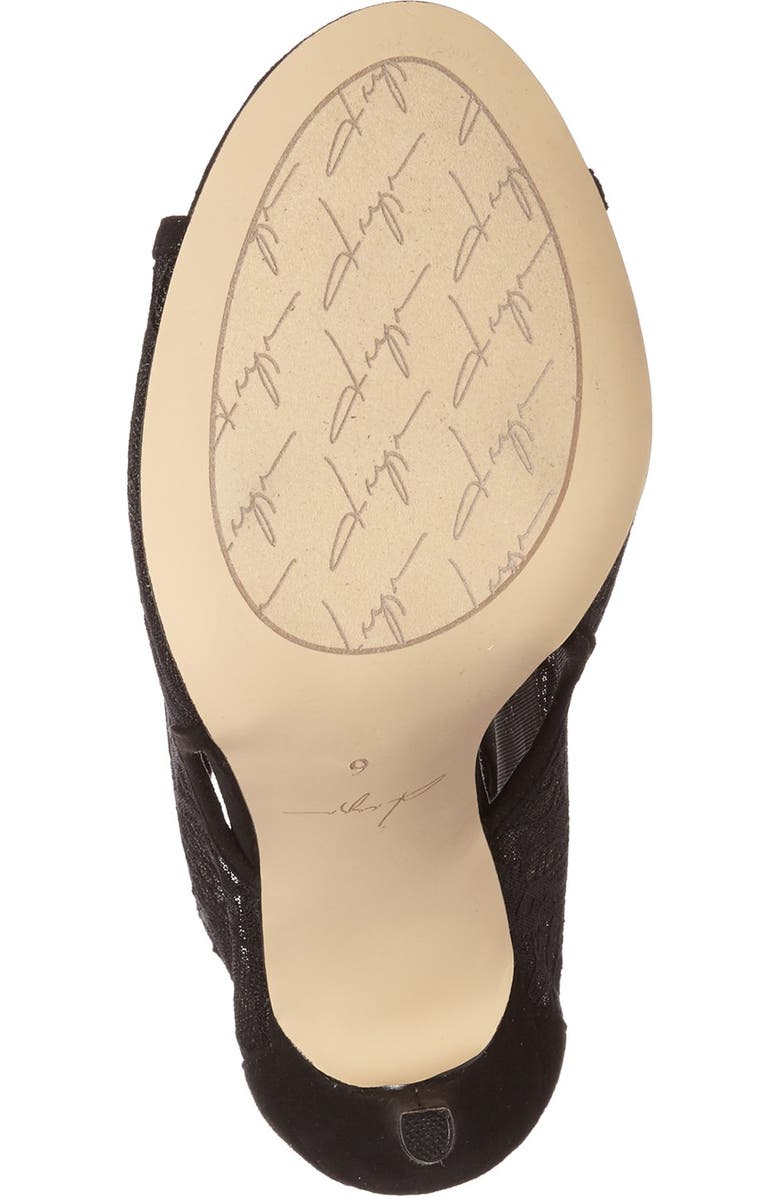 Daya by Zendaya 'Angus' Lace Open Toe Bootie, Alternate, color,