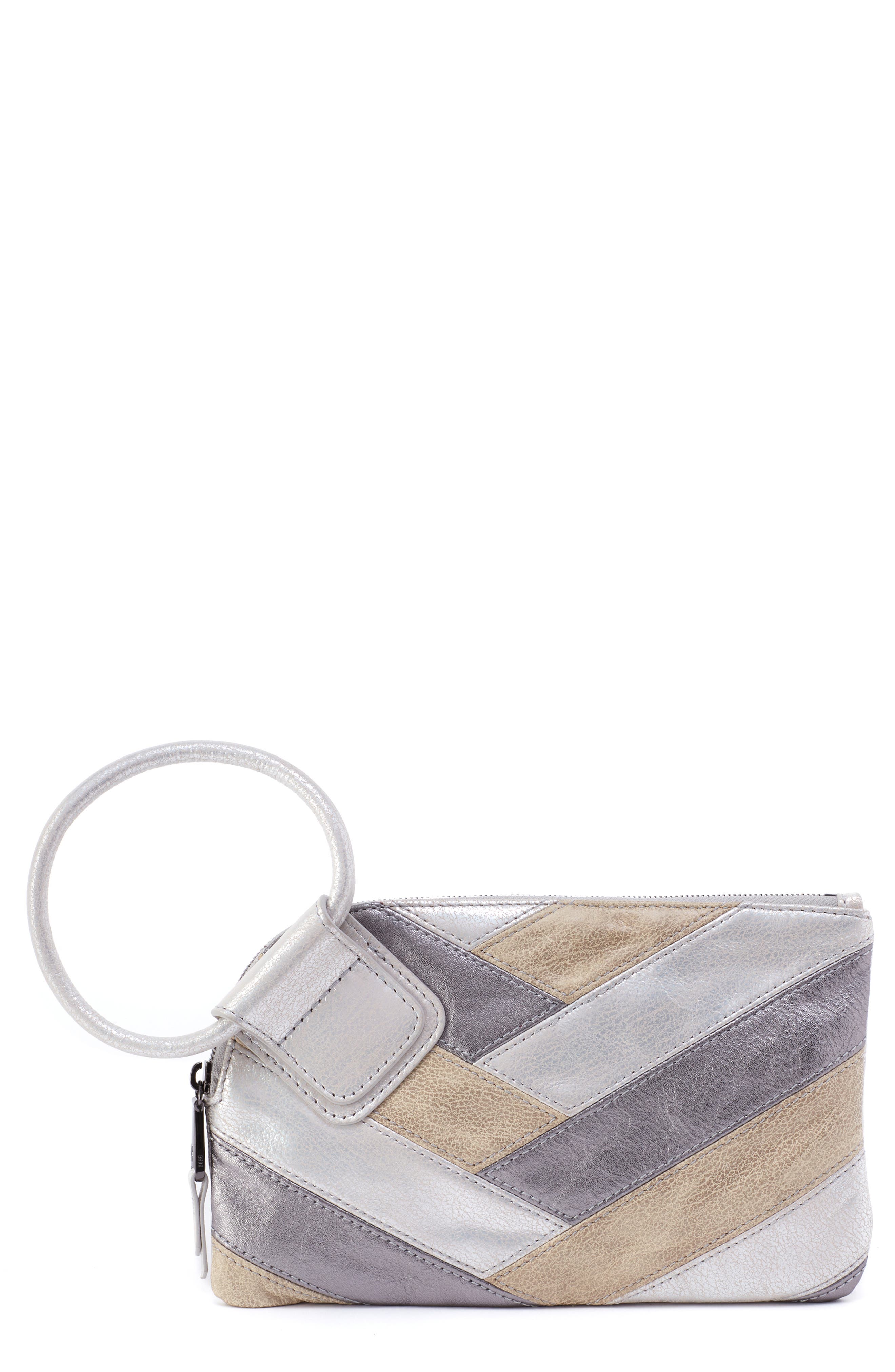 HOBO Sable Leather Clutch, Main, color, 